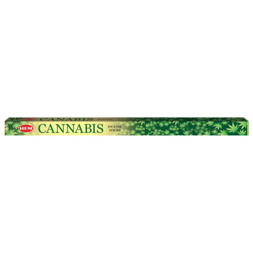 Hem Square - Cannabis Incense- 8gms ( Pack of 25 )