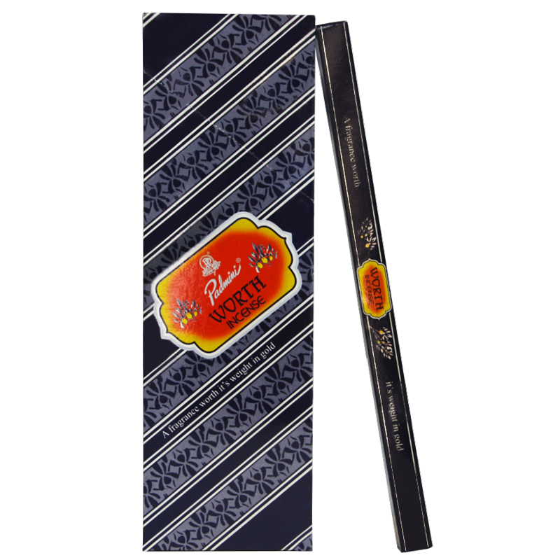 Padmini Incense Square - Worth 8 sticks Box of 25 Packs (Pack of 25)