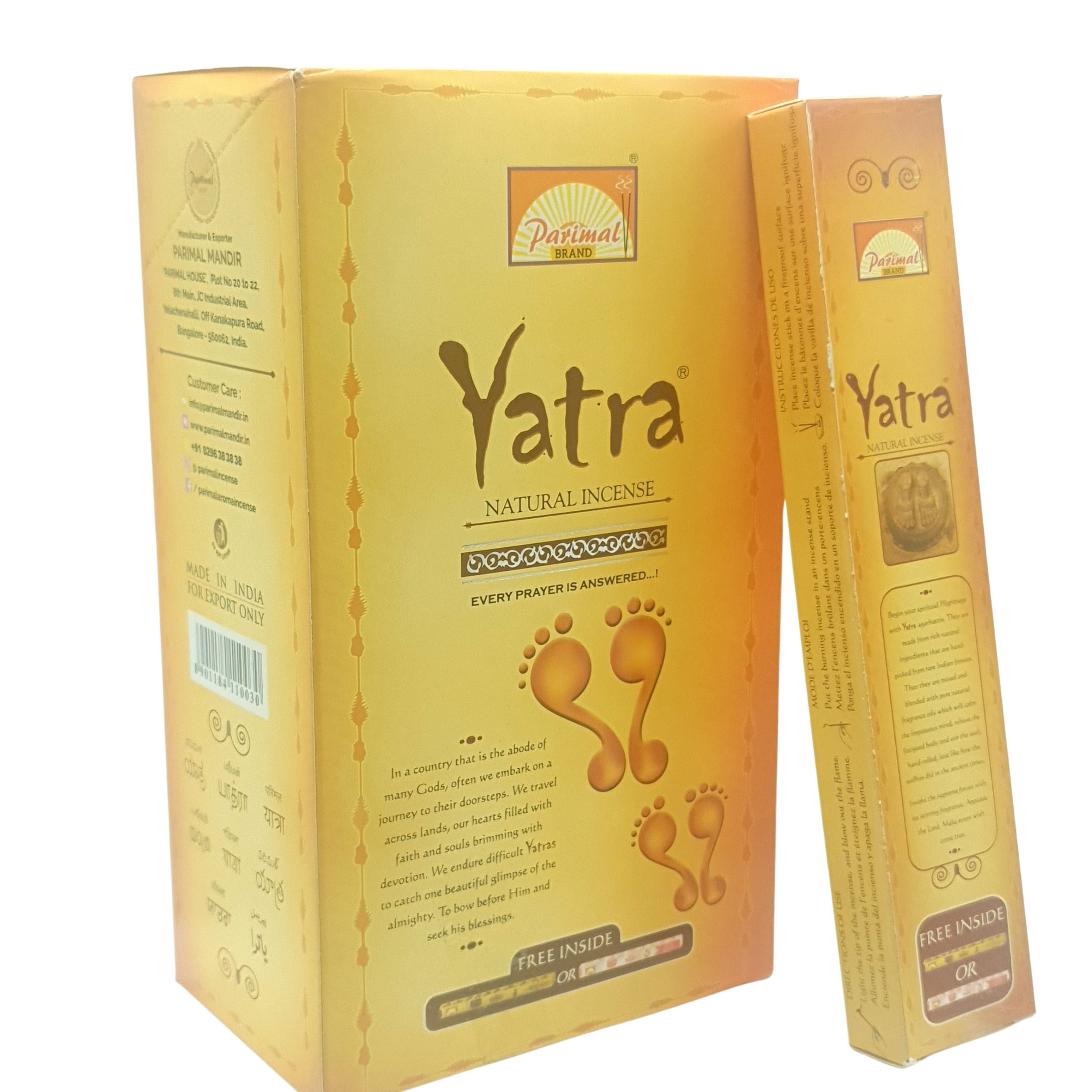 Yatra 15Gms Incense (Pack of 12)