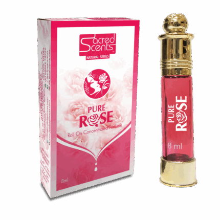 Pure Rose  Sacred Scent Roll On Perfume (pack of 12)