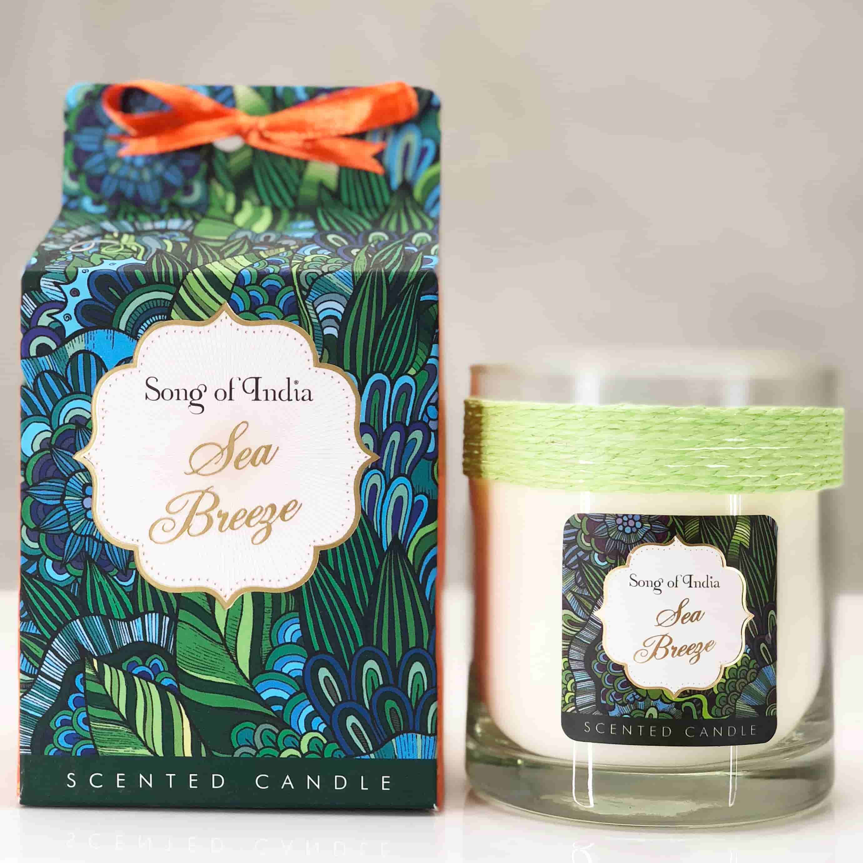 Sea Breeze Scented Candle in Glass Jar (200g)